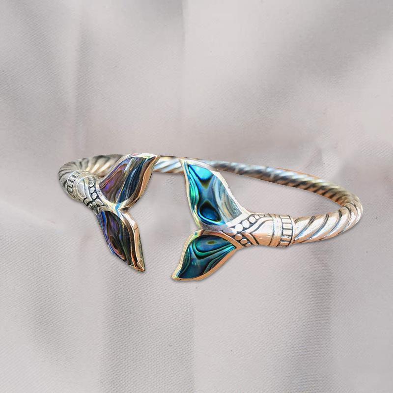 Mermaid Tail Bangle Bracelet