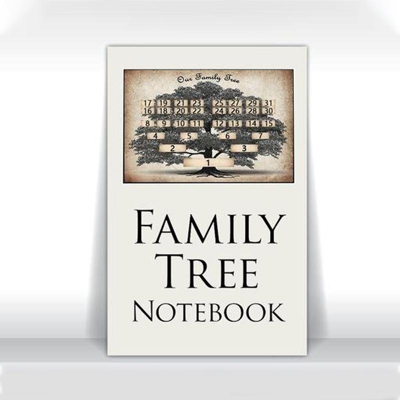 Christmas Family Tree Notebook - Memories Of Ancestors