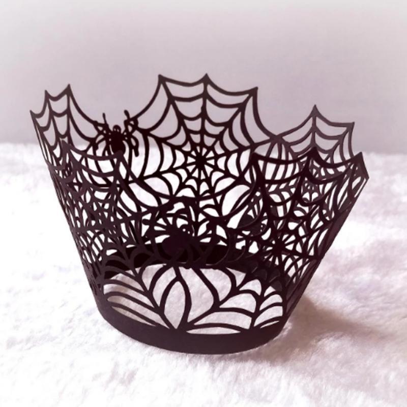 Halloween Decoration Cupcake Wrappers Party Accessories, 50 PCs