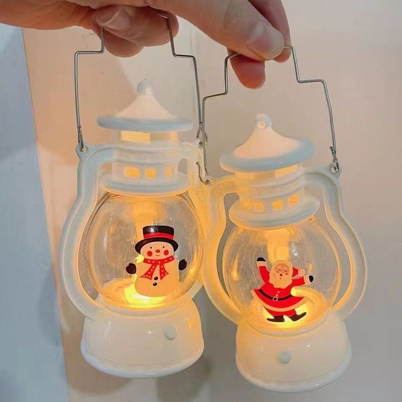 Christmas Portable Oil Lamp Decoration