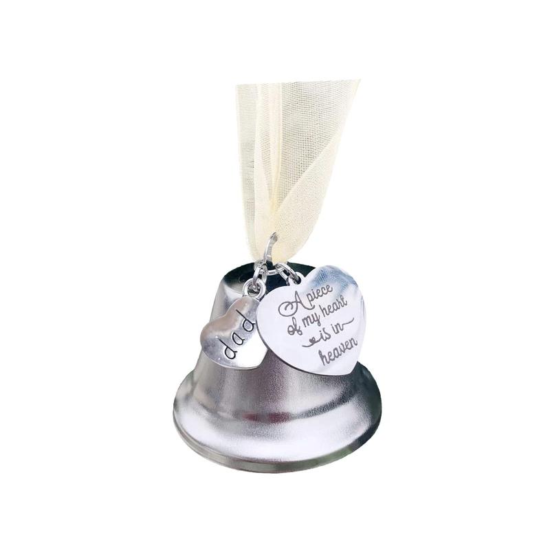 Heart-Warming Christmas Memorial Bell Pendant