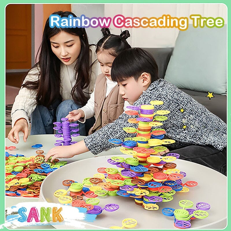 Children's jenga building block toy