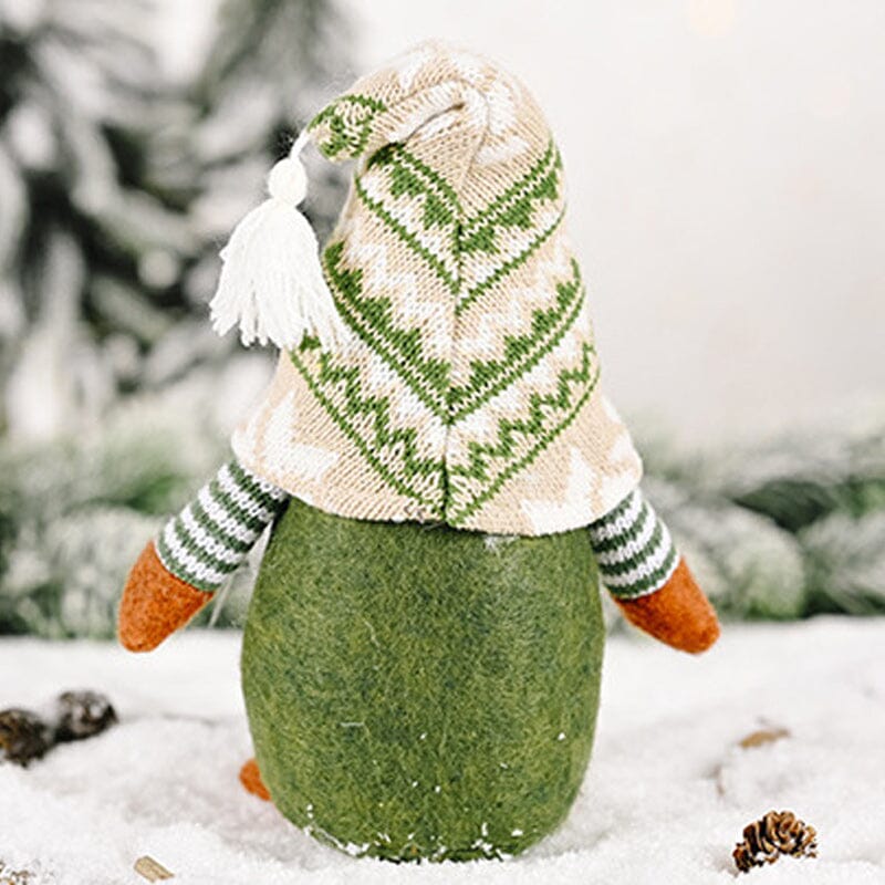 🌲Christmas Green Faceless Old Man Elf Figurine