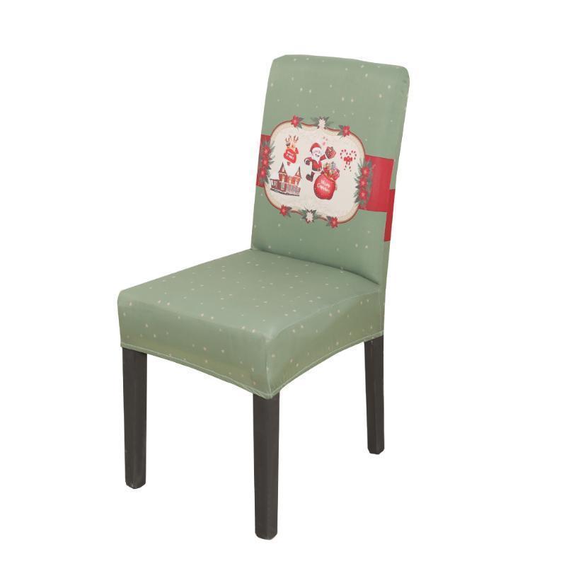 Christmas universal all-inclusive chair cover