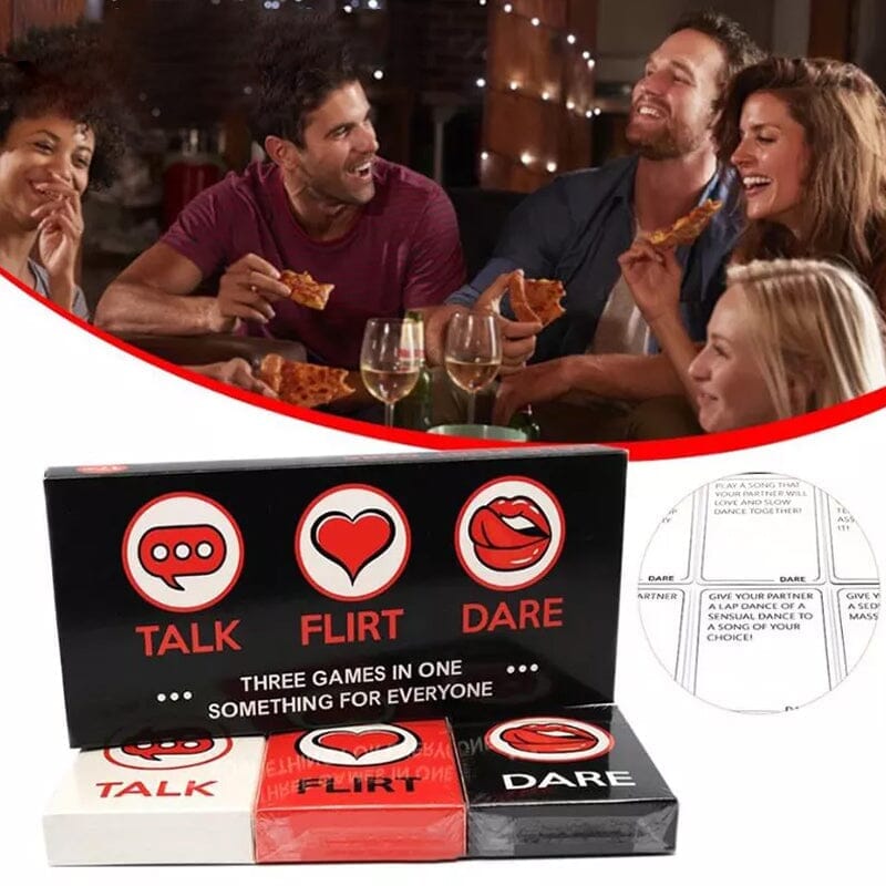 Talk, Flirt, Dare CARD GAME