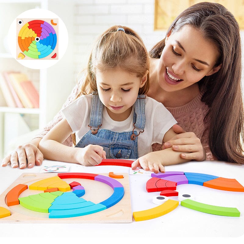 Children's Educational Color Block Puzzle