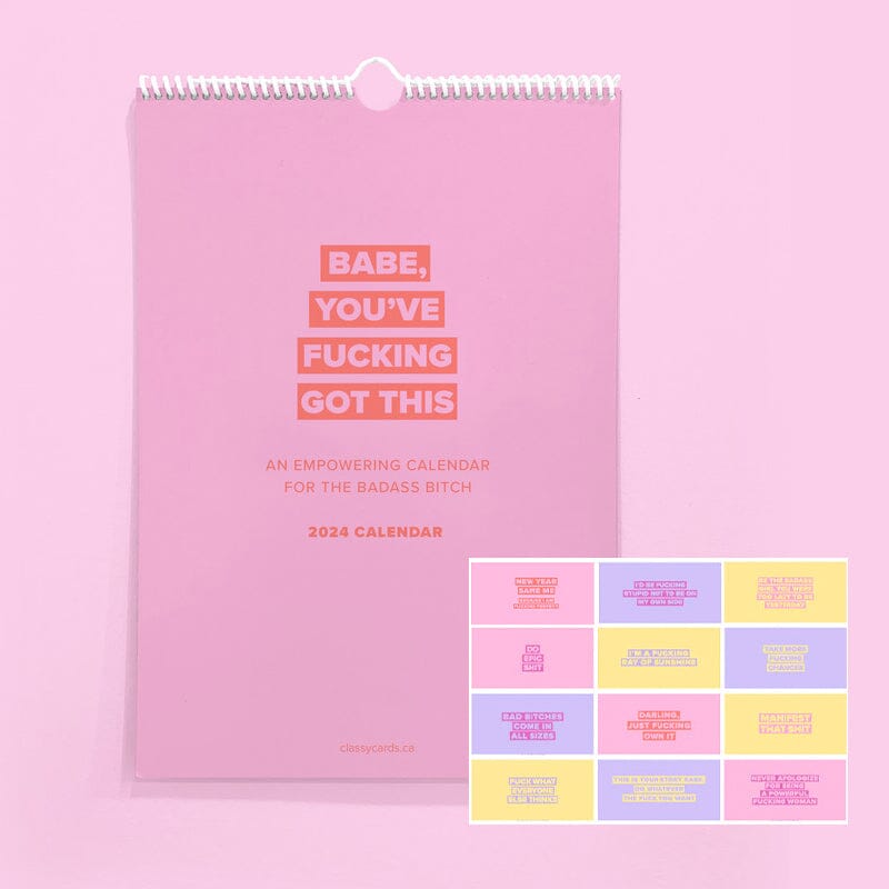 2024 BABE FUCK Calendar