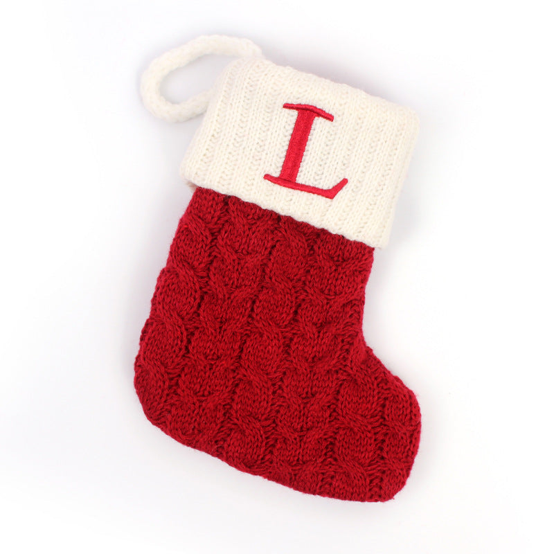 Christmas Letter Gift Socks