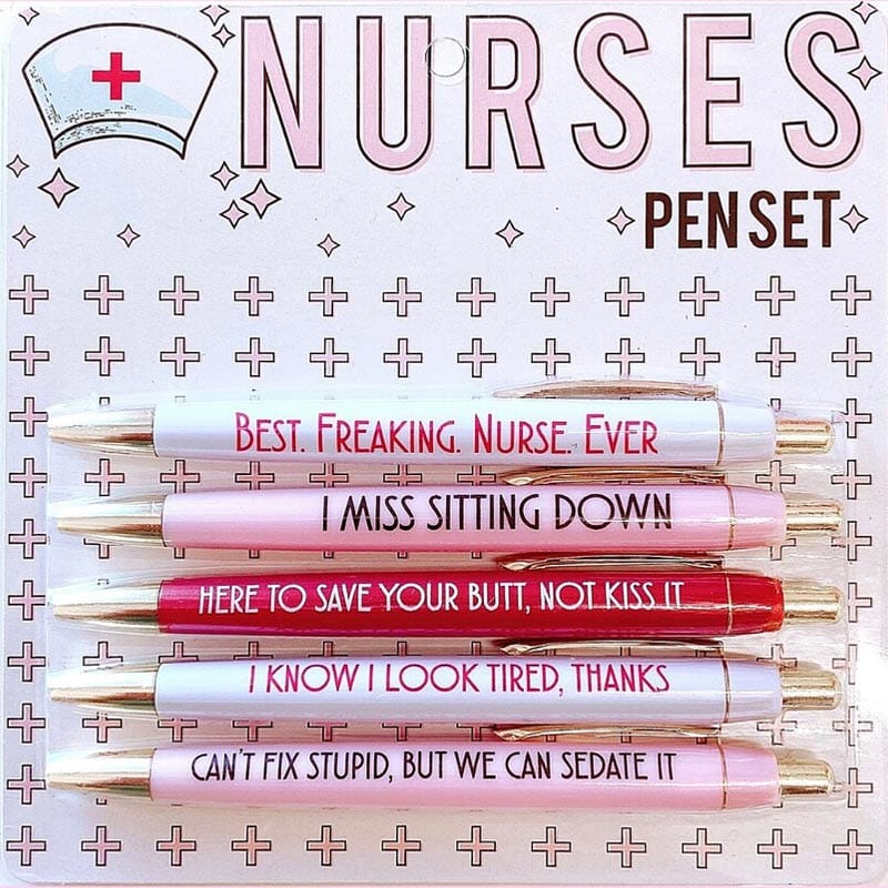 5pcs Multicolor Emotional funny ballpoint pens