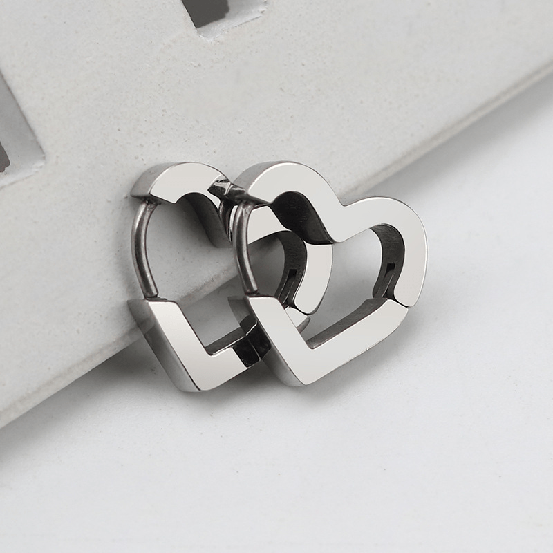 Stainless Steel Mini Geometric Earrings