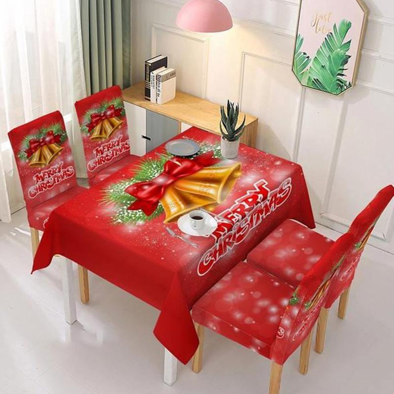 (🎅Early Xmas Sale🎅) Christmas Tablecloth Chair Cover Decoration
