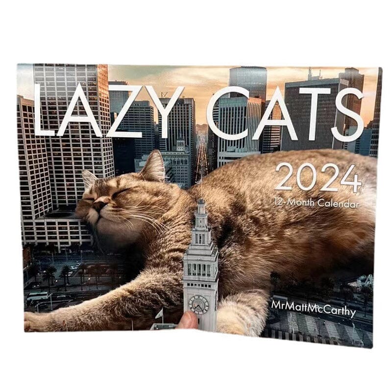 2024 Lazy Cats Calendar