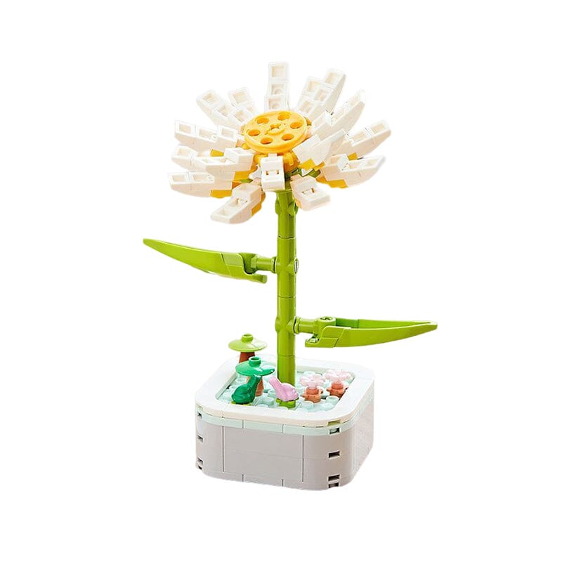 DIY Flower building blocks toy