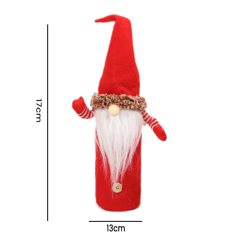 Christmas Wine Bottle Lid Bag