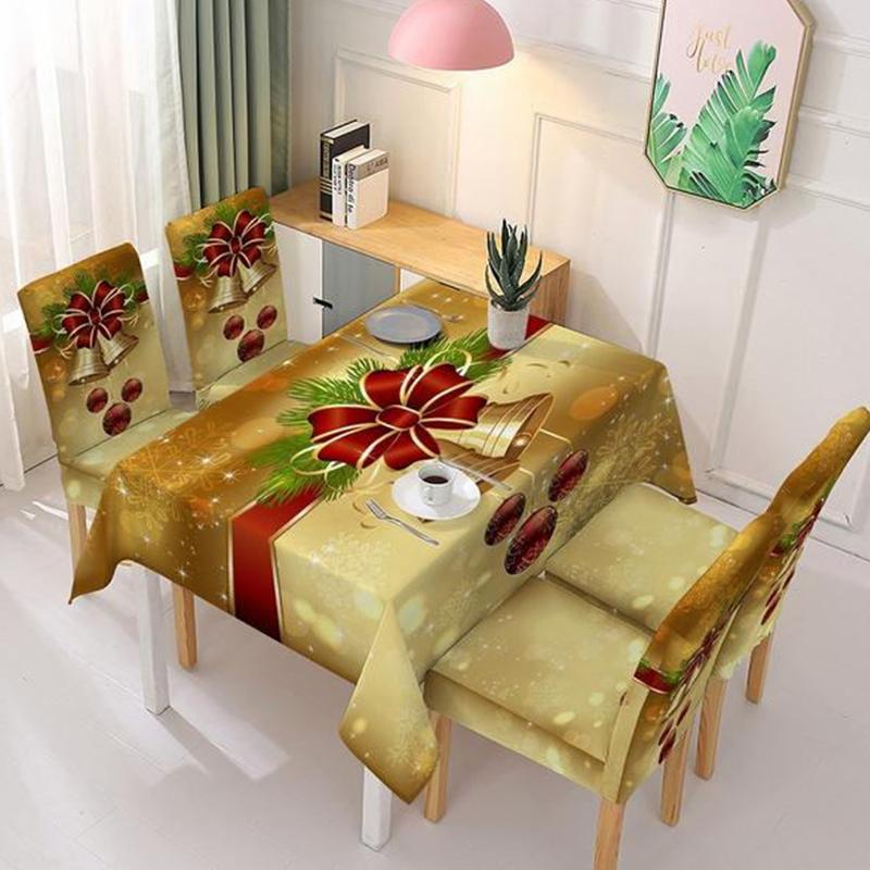 (🎅Early Xmas Sale🎅) Christmas Tablecloth Chair Cover Decoration