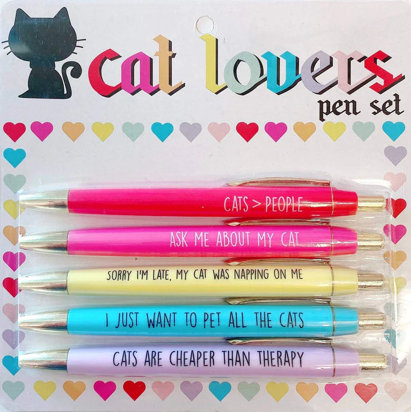 5pcs Multicolor Emotional funny ballpoint pens