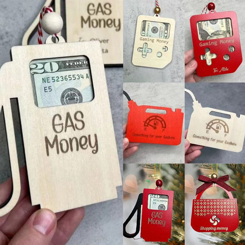 Christmas Gas (Shopping) Money Ornament