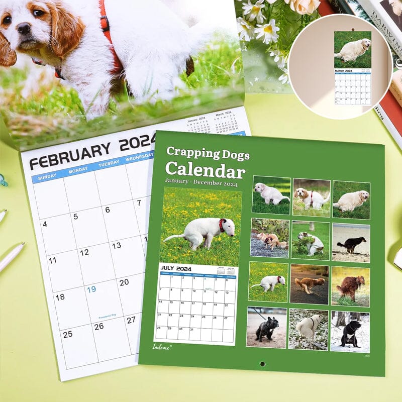 The funniest calendar of this century | The "artistic expression" of furry friends