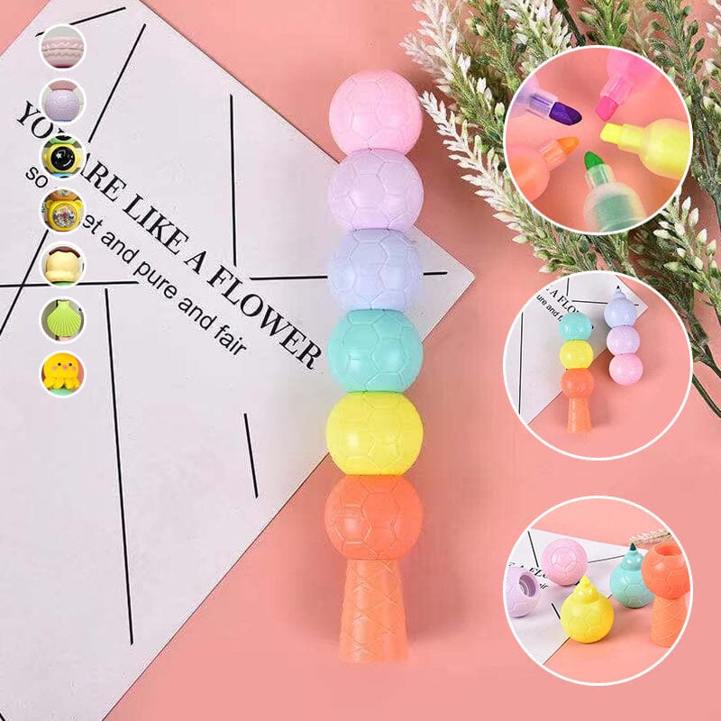 Colorful Octopus Shaped Maker Pens