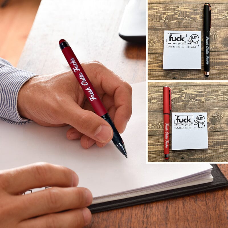 💝2023 CHRISTMAS GIFT - Fresh Outta Fucks Pad and Pen
