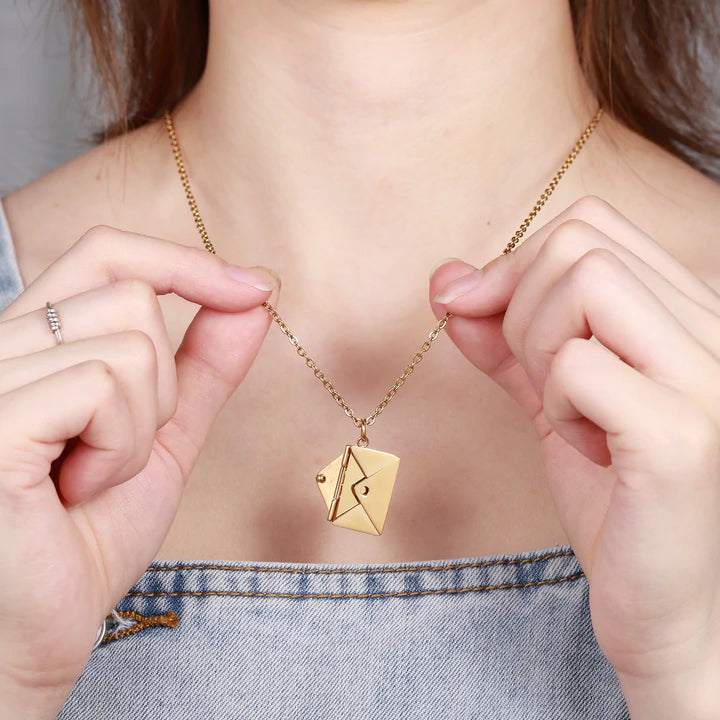 Sank®PERSONALIZED  SECRET LETTER NECKLACE