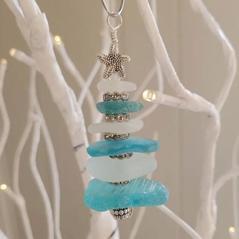 Sea Glass Gift Christmas ornaments