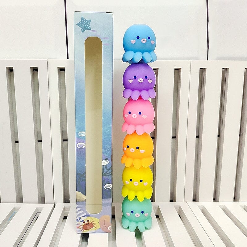 Colorful Octopus Shaped Maker Pens